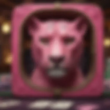 Features and Symbols of Pink Panther Slot Illustration of unique features and symbols within the Pink Panther slot game.