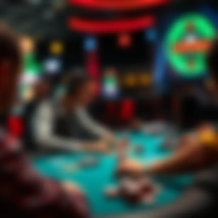 Strategic gameplay in an online poker environment