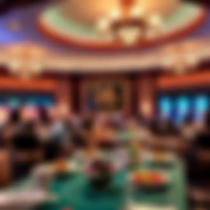 Elegant dining area with a variety of culinary options