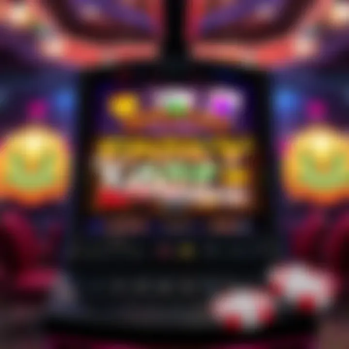Gameplay mechanics in action on Spooky Loot slot machine screen