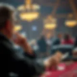 A thoughtful individual analyzing lottery strategies