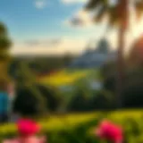 Golf course view during The Masters