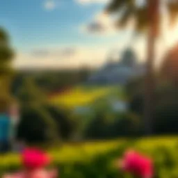 Golf course view during The Masters