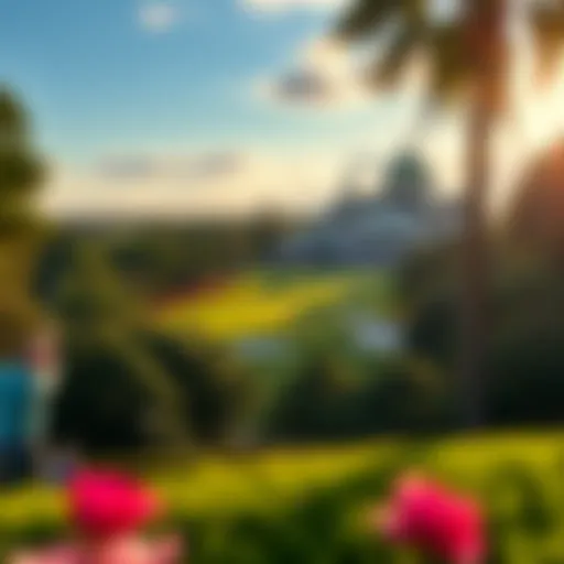 Golf course view during The Masters