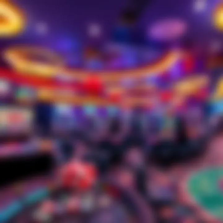 Interior layout highlighting gaming and entertainment areas