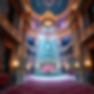 The intricate design elements of The King Casino's architecture