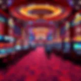 A panoramic view of The King Casino's vibrant gaming floor