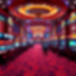 A panoramic view of The King Casino's vibrant gaming floor
