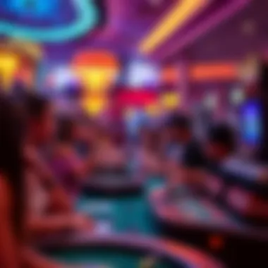 Enjoying the Gaming Experience at The LINQ A lively atmosphere with guests enjoying their gaming experience