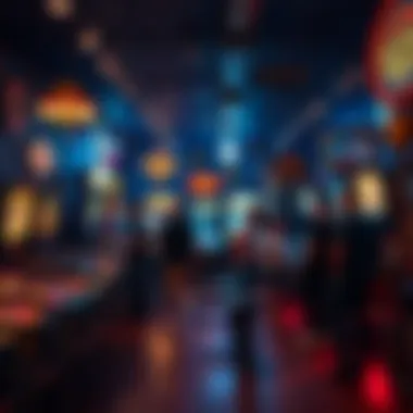 A cozy pinball arcade filled with various machines, highlighting the community atmosphere.