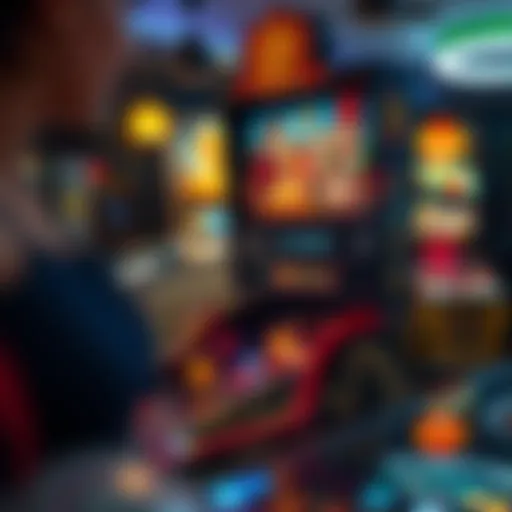 A visually stunning pinball machine with vibrant artwork showcasing its intricate design.