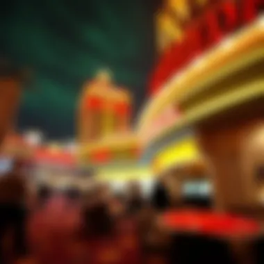 A nostalgic photograph capturing the Riviera's grand opening event