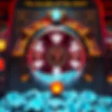 Intricate design of a vault slot machine showcasing diamond symbols