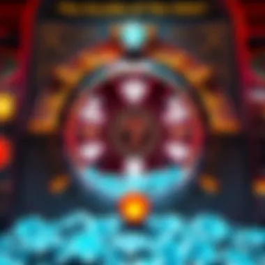 Intricate design of a vault slot machine showcasing diamond symbols