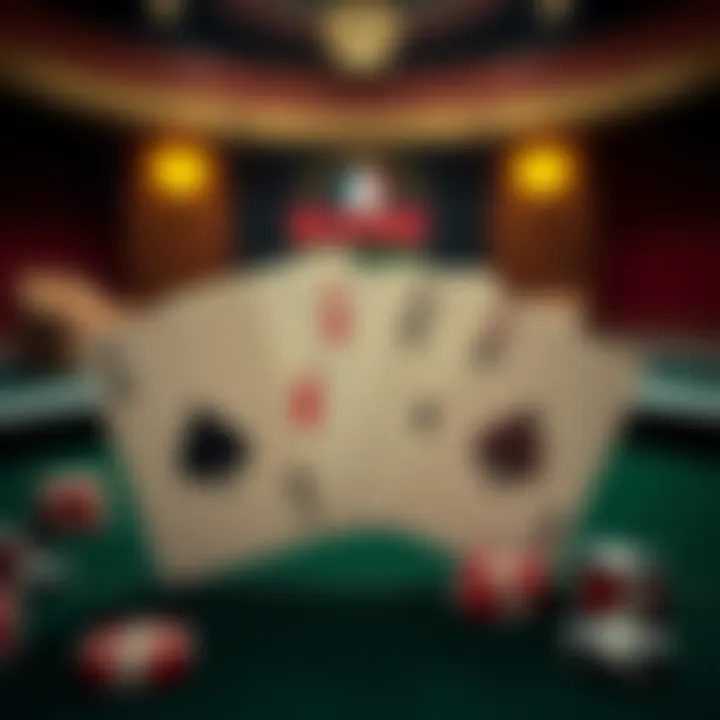 Hand Rankings in Three Card Poker Visual representation of the hand rankings in three card poker