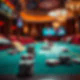 Visual representation of instant cash out in gambling