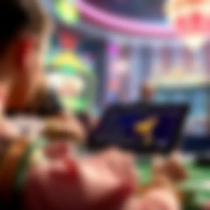 A captivating graphic illustrating the concept of online gambling promotions