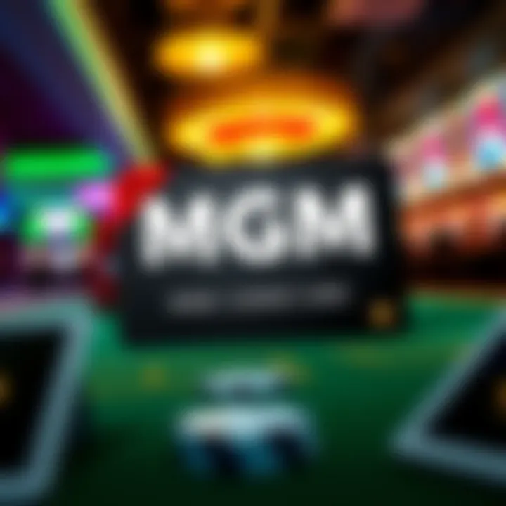 A visual representation of the rewards program associated with the MGM Casino Card