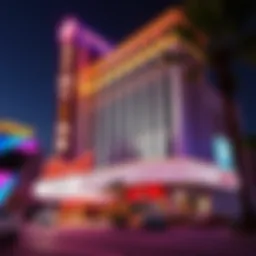 Overview of The Strat Hotel's exterior