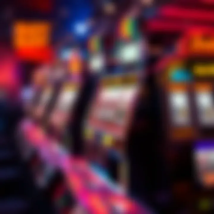 Detailed illustration of slot machine mechanics