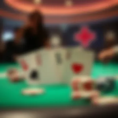 Visual representation of poker hand rankings