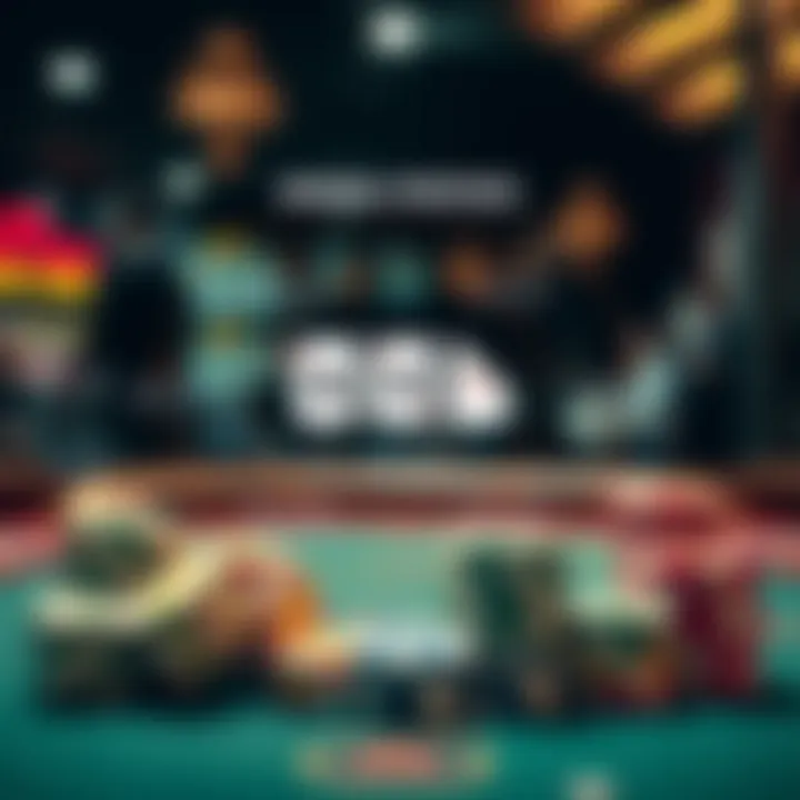 Winning Strategies in Gambling Strategic diagram illustrating winning strategies for gambling