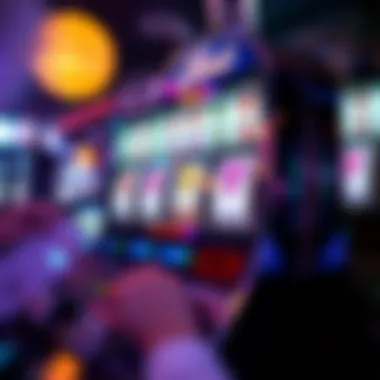 A close-up view of a bridesmaids slot machine in action