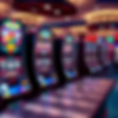 Infographic detailing casino strategies for slot machine placement and player retention