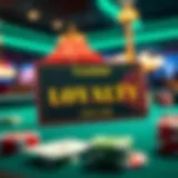 Visual representation of a casino loyalty card