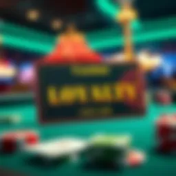 Visual representation of a casino loyalty card