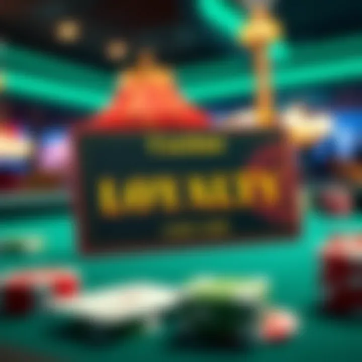 Visual representation of a casino loyalty card